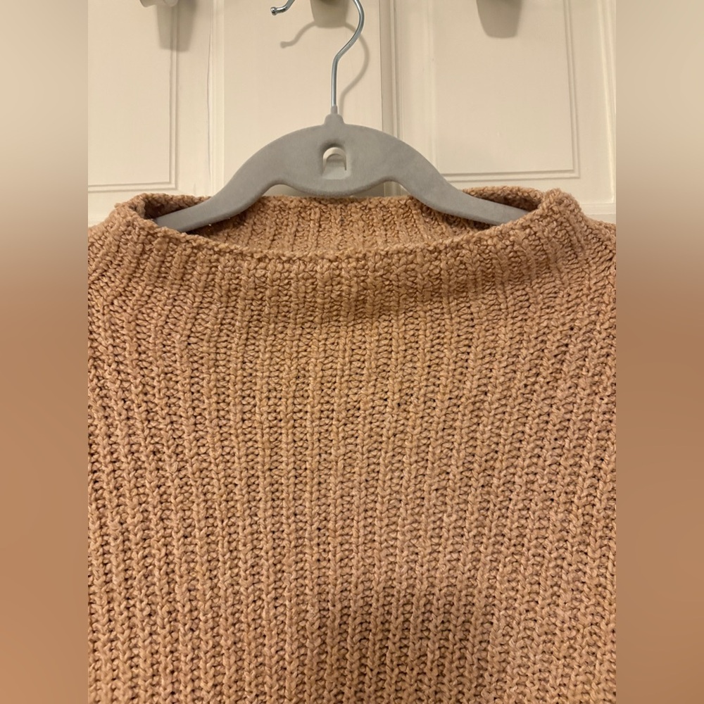 Rachel Zoe Oversized Mock Neck Chunky Knit Sweater - Picture 4 of 13